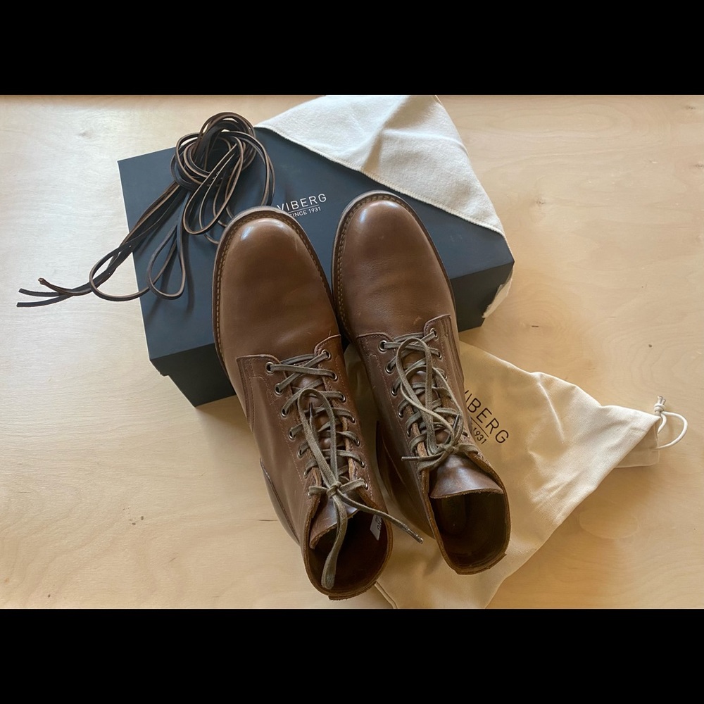 Viberg Service Boot Natural Chromexcel Size 10 - 2030 Last